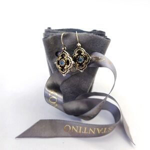 KONSTANTINO Topaz Filigree Drop Earrings